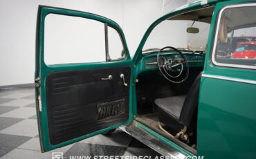 Volkswagen-Beetle-1966-Green-Black-4