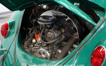 Volkswagen-Beetle-1966-Green-Black-40