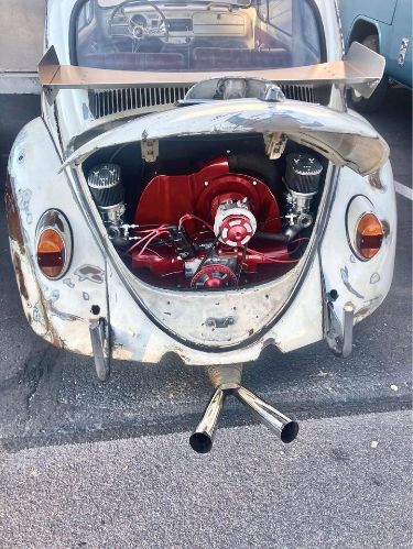 Volkswagen-Beetle-1966-Tan-Red-4