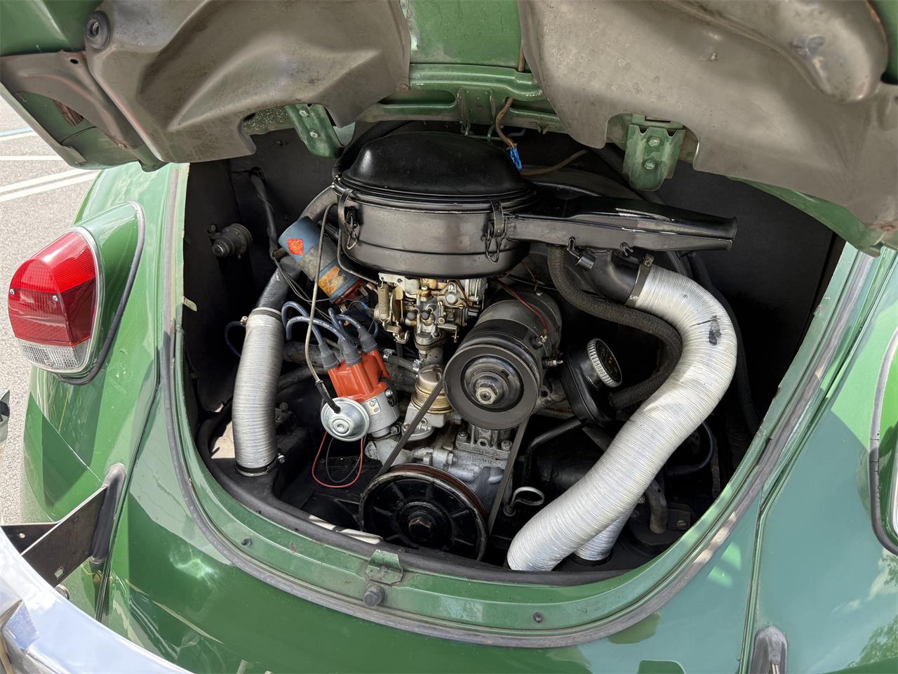 Volkswagen-Beetle-1970-Green-Black-18
