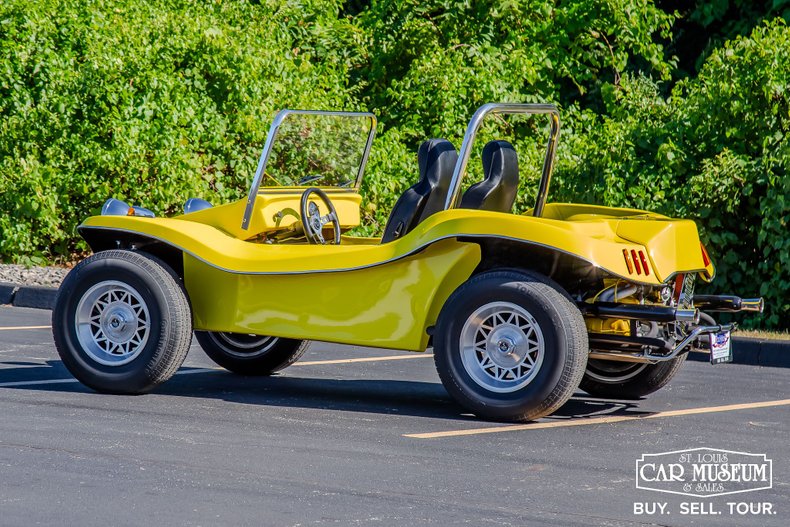 Volkswagen-Dune-buggy-1974-Bright-Yellow-Gel-Co-Black-Vinyl-6
