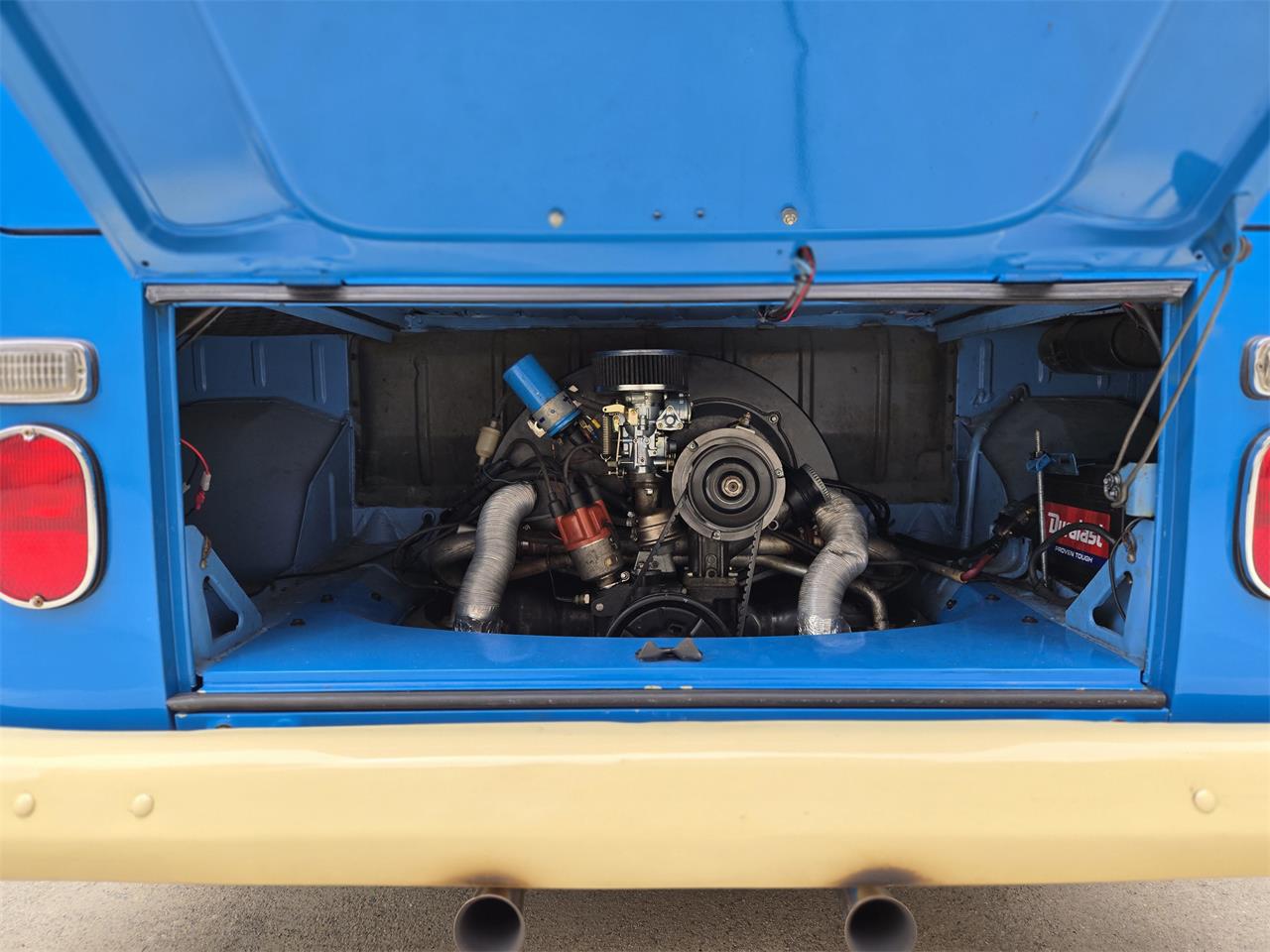 Volkswagen-Type-2-1971-Blue-Brown-21