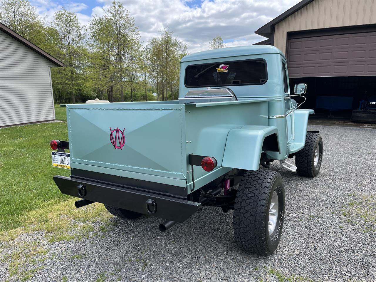 Willys-Pickup-1963-Light-Green-BlackGreen-wood-3