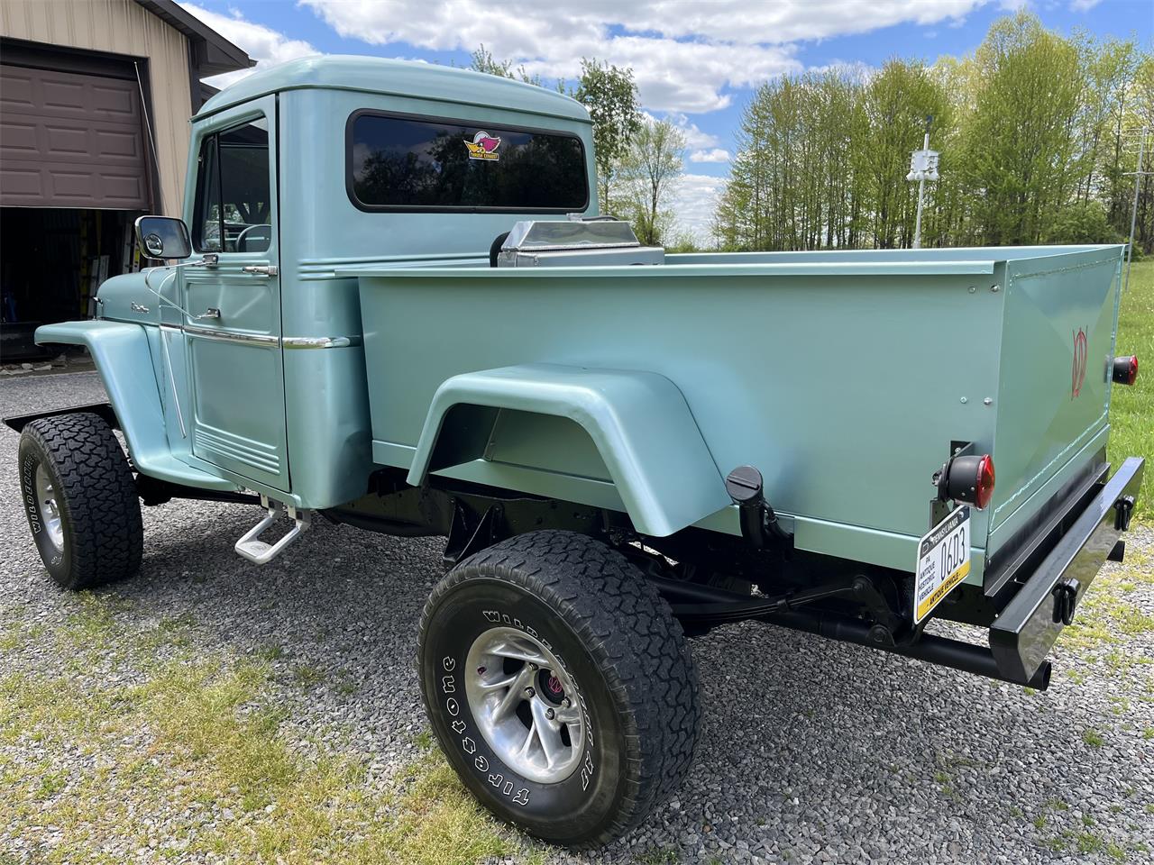 Willys-Pickup-1963-Light-Green-BlackGreen-wood-6