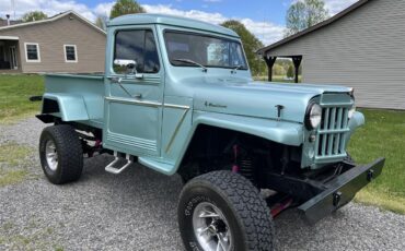 Willys-Pickup-1963-Light-Green-BlackGreen-wood-8