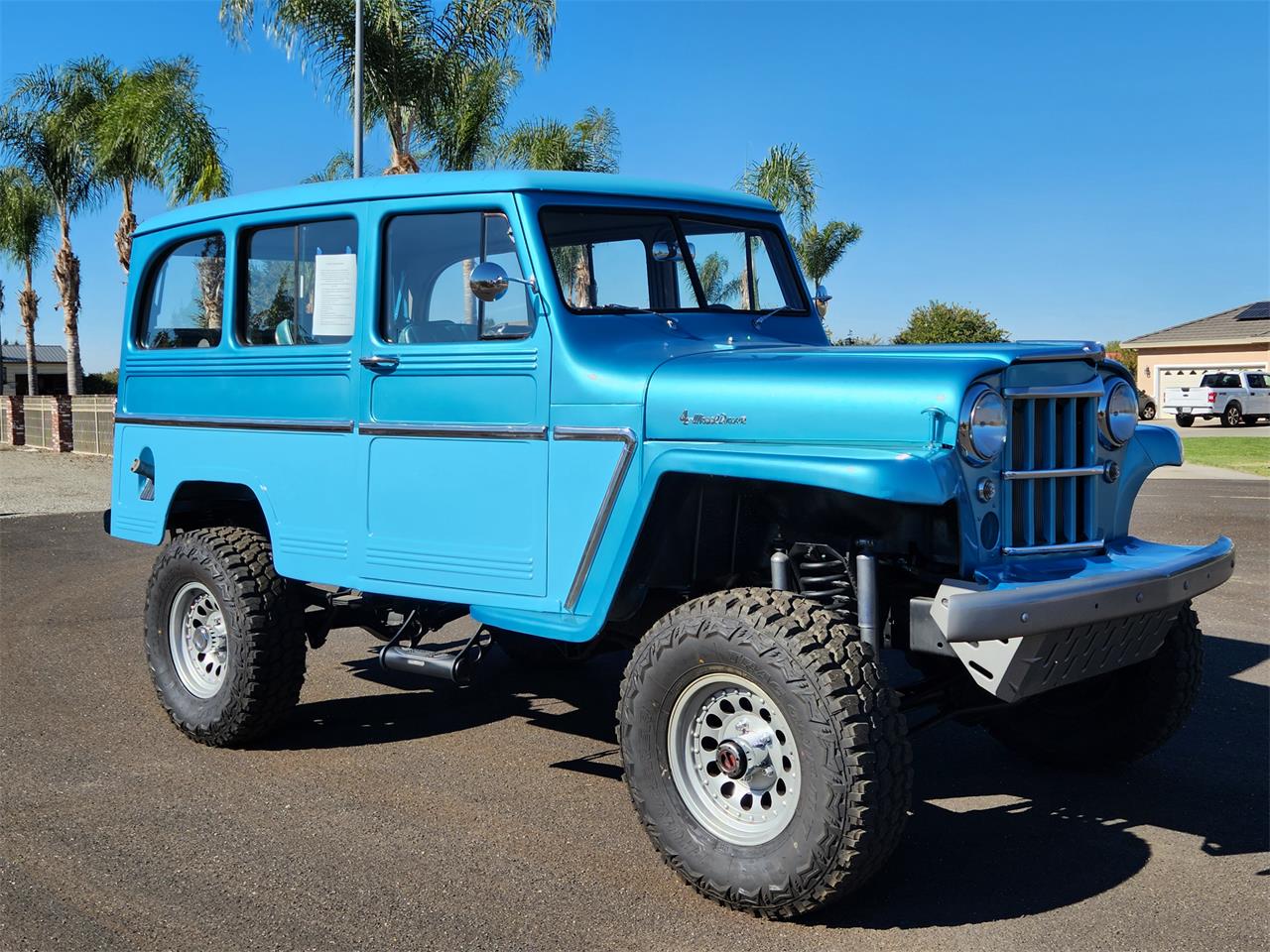 Willys-Wagoneer-1961-Two-tone-turquoise-Grayturquoise-27