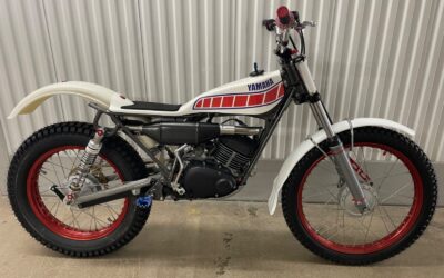 Yamaha Yamaha TY175 Custom Trials motorcycle Bultaco Ossa Montesa AHRMA 1976
