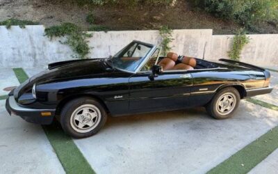 Alfa romeo spider graduate 1989