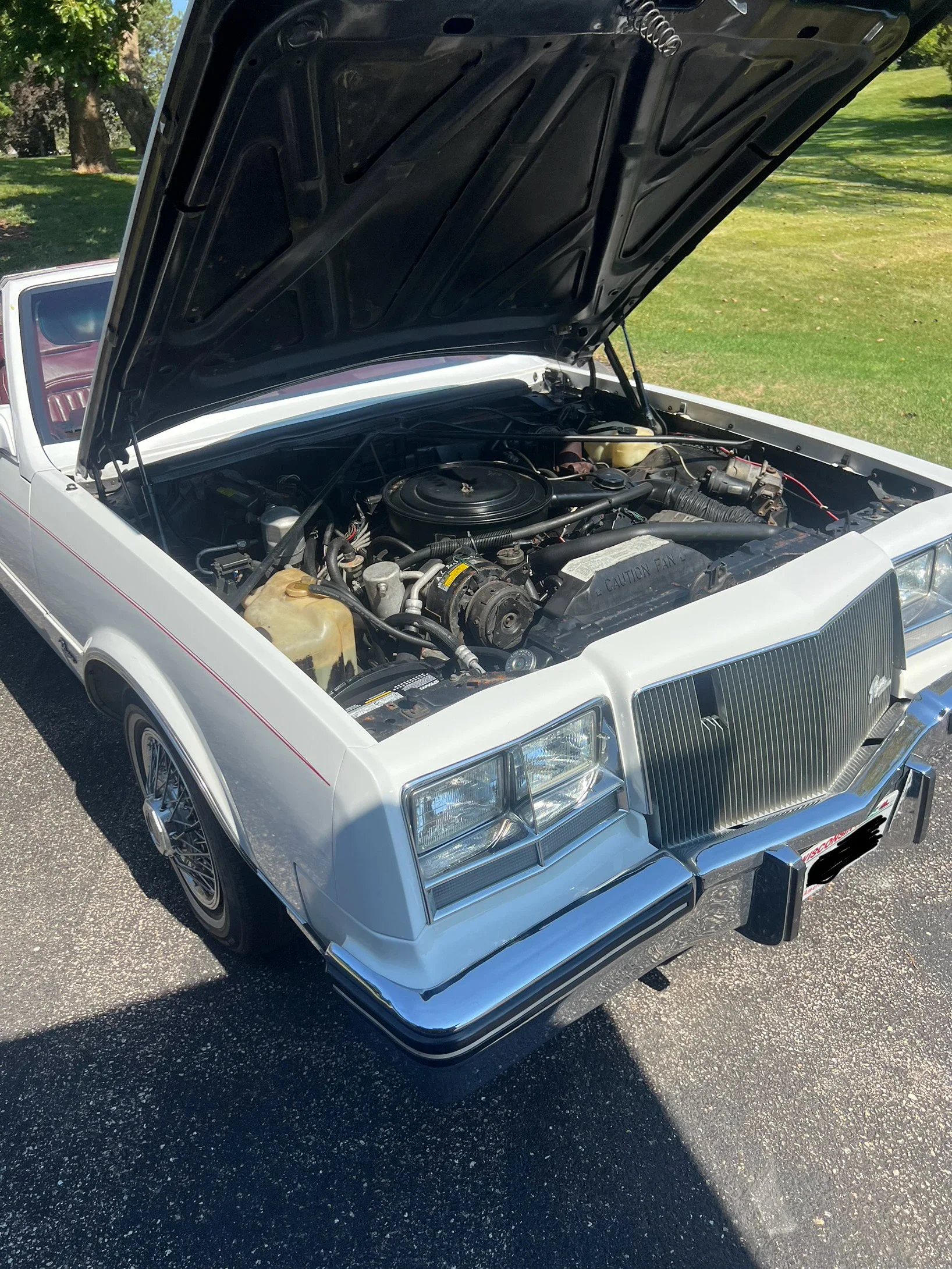 Buick-Riviera-convertible-1984-White-Burgundy-11