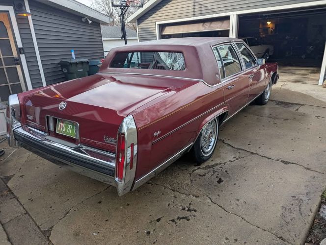 Cadillac-Brougham-1987-Red-Red-10