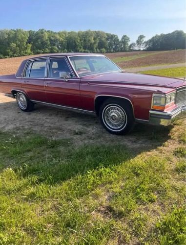 Cadillac-Brougham-1987-Red-Red-2