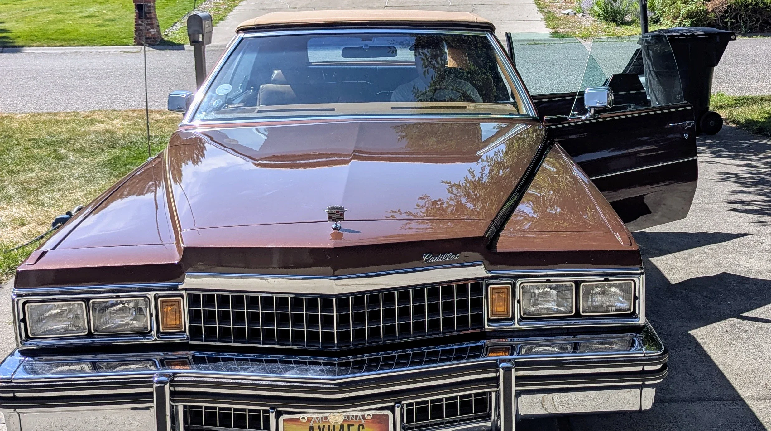 Cadillac-De-ville-convertible-1978-Brown-Tan-9