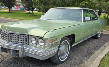 Cadillac-De-ville-coupe-1974-Green-Green-2