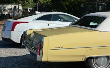 Cadillac-De-ville-coupe-1975-Yellow-Brown-5