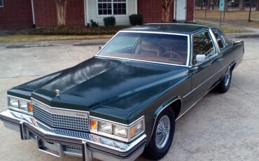 Cadillac-De-ville-coupe-1979-Green-Beige