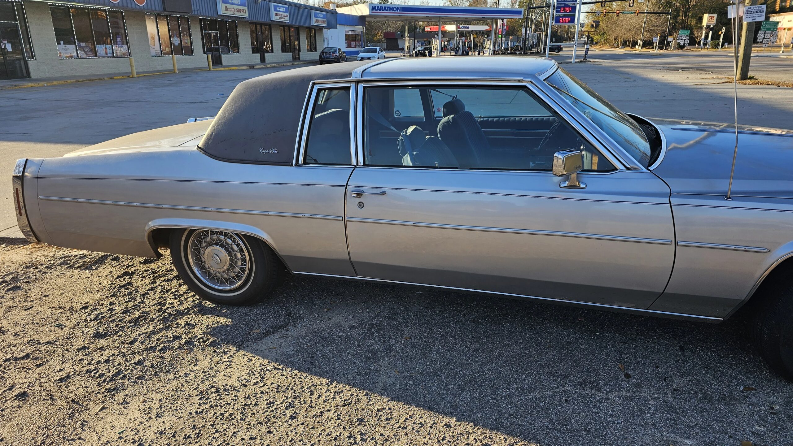 Cadillac-De-ville-coupe-1984-Gray-Blue-1