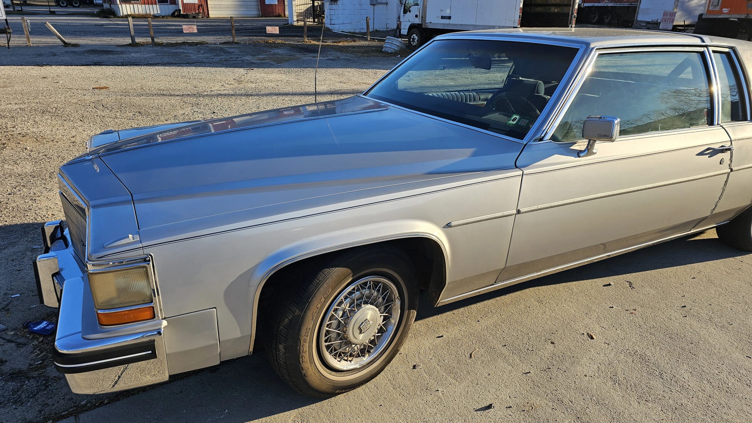 Cadillac-De-ville-coupe-1984-Gray-Blue-2