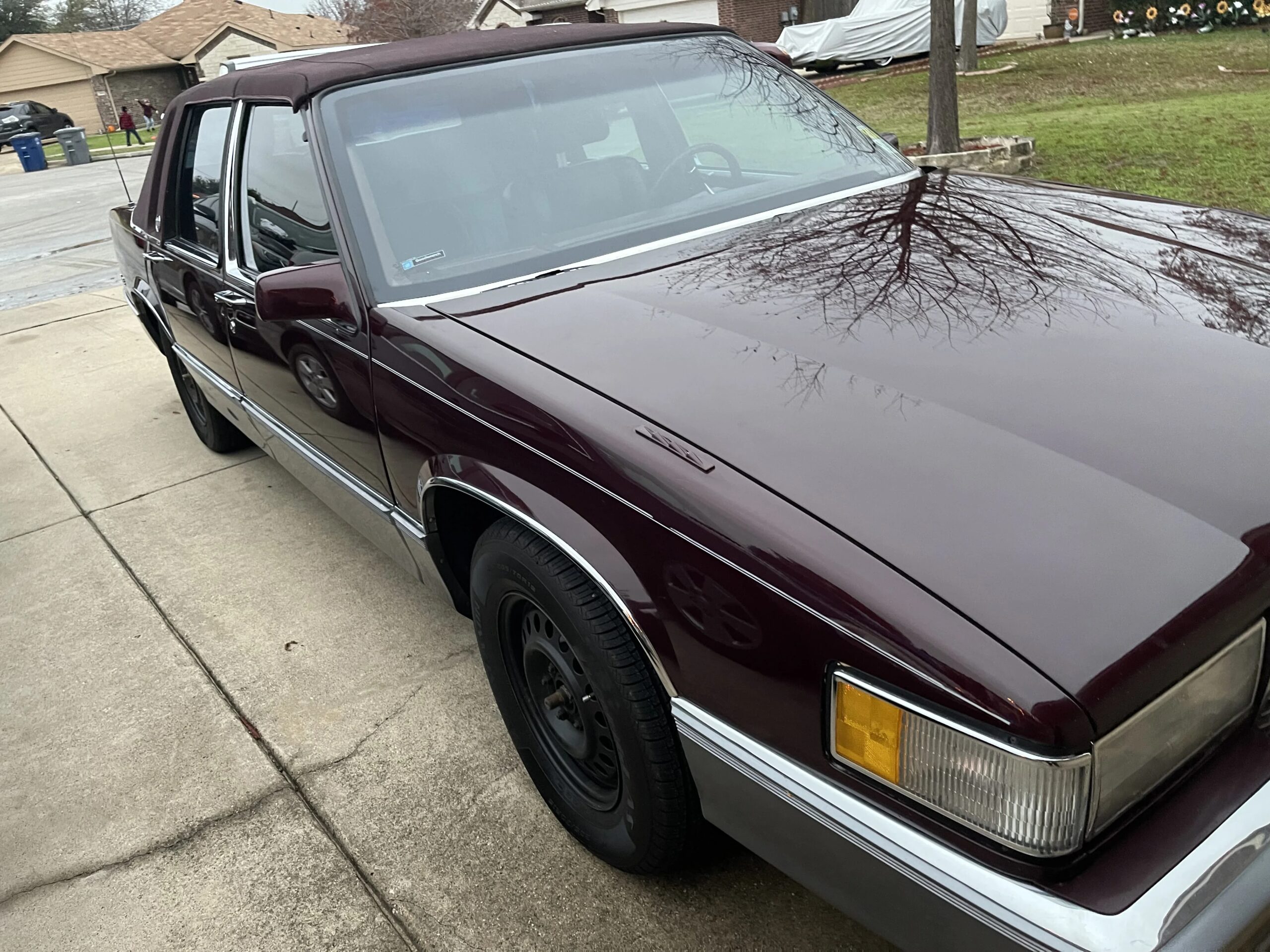 Cadillac-De-ville-sedan-1990-Burgundy-Burgundy-9