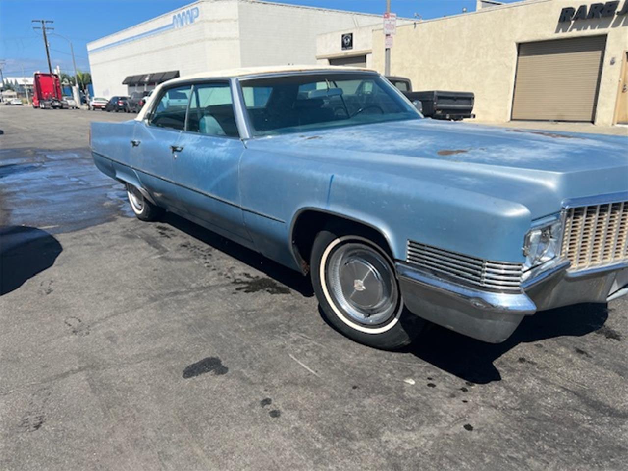Cadillac-Sedan-1970-Blue-Blue-7