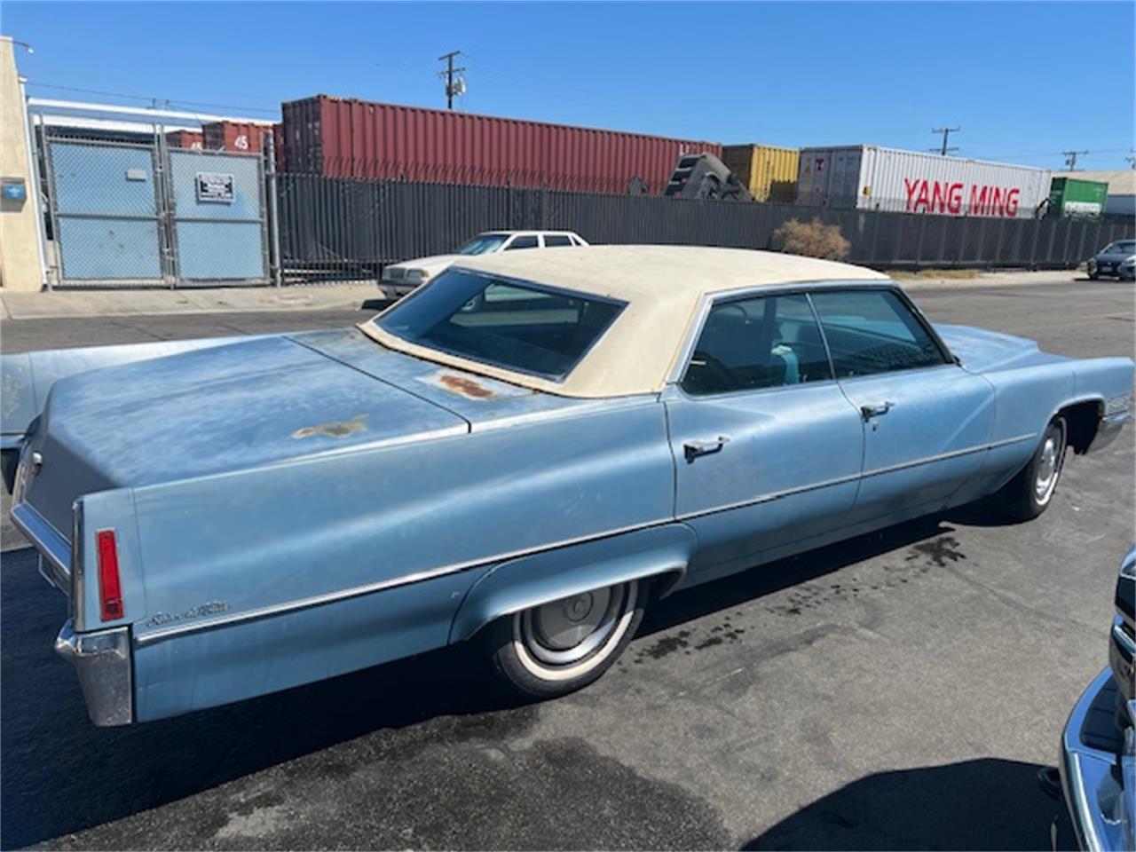 Cadillac-Sedan-1970-Blue-Blue