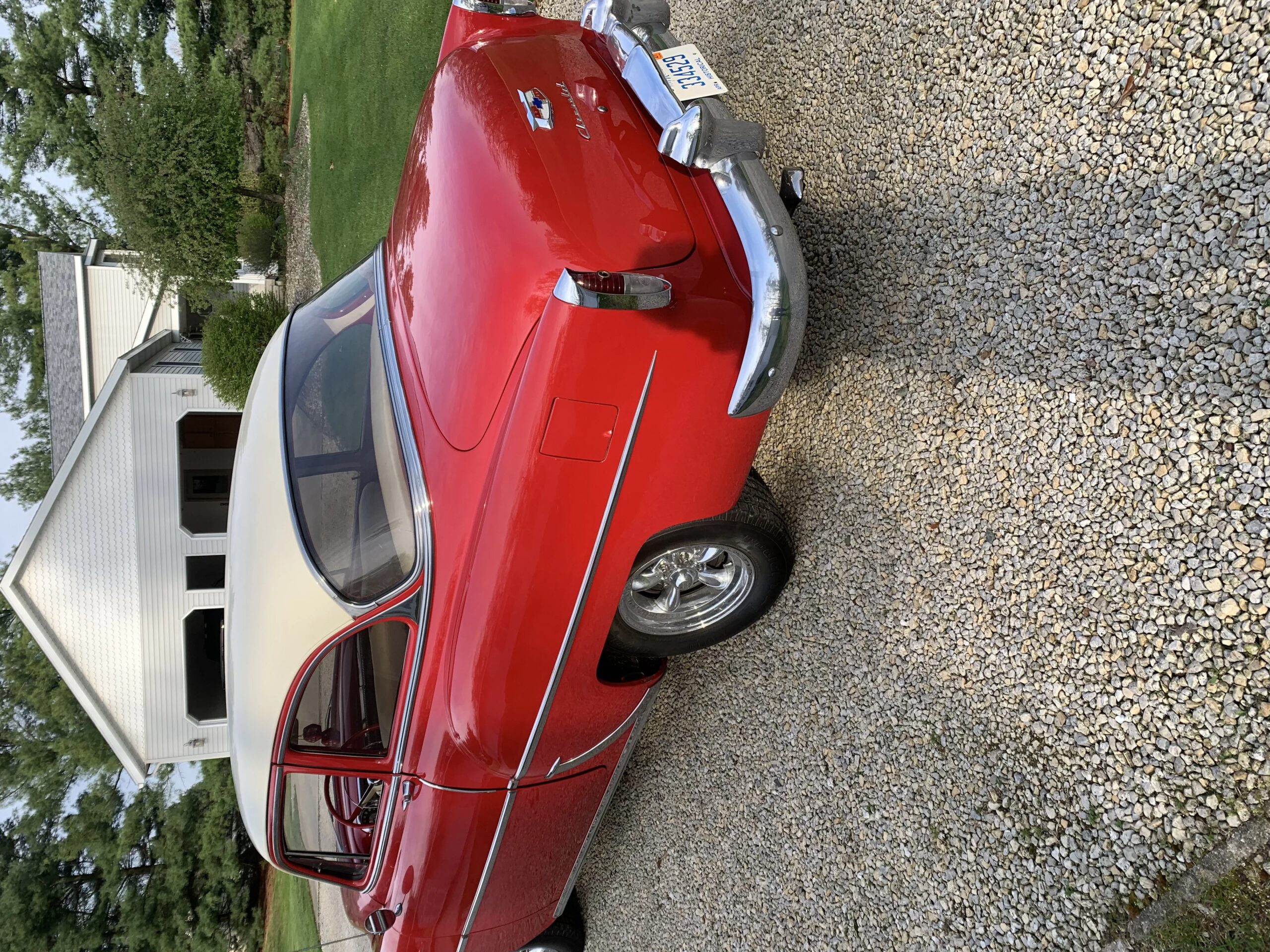 Chevrolet-210-1954-Red-Red-14