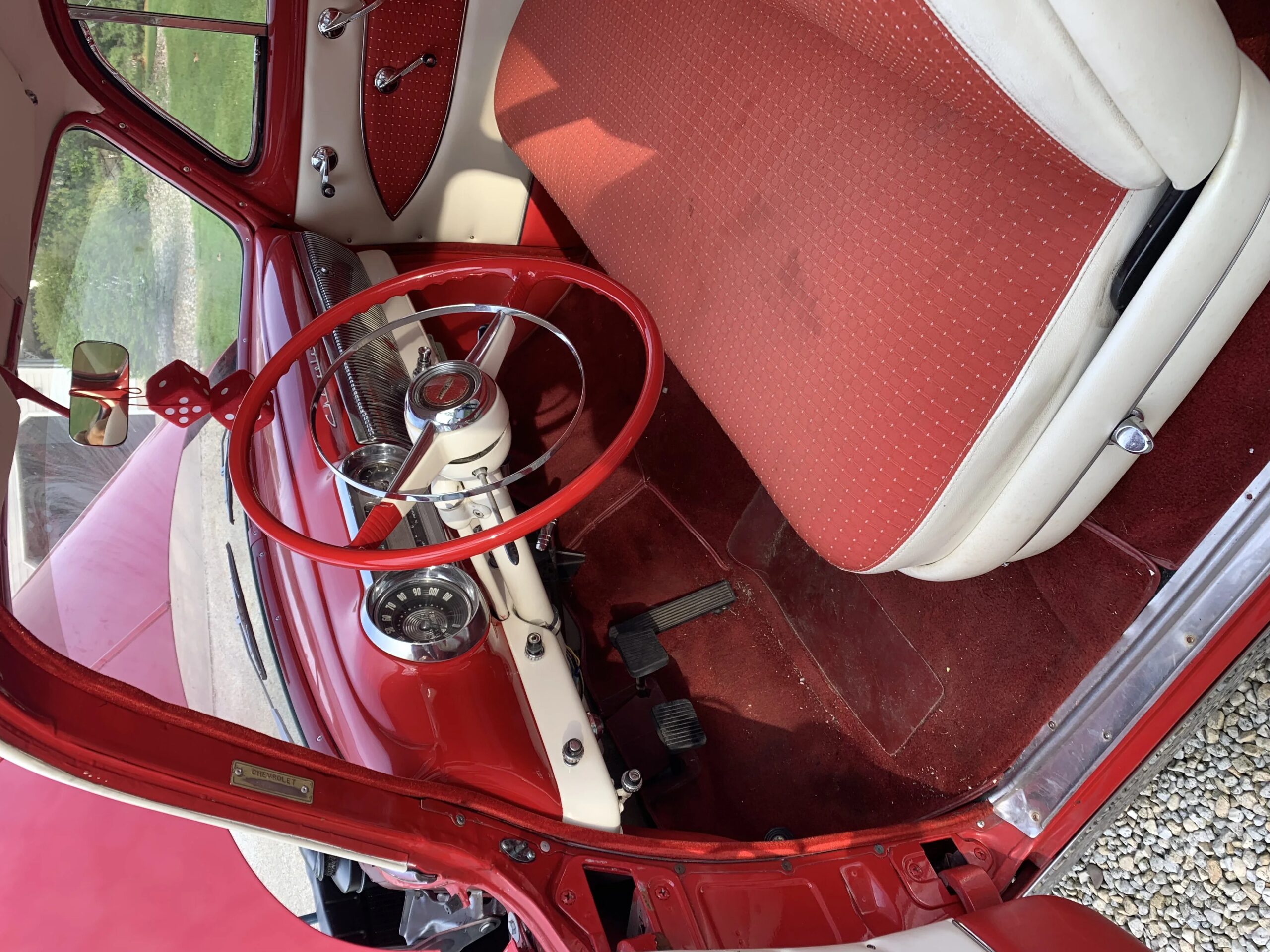 Chevrolet-210-1954-Red-Red-17