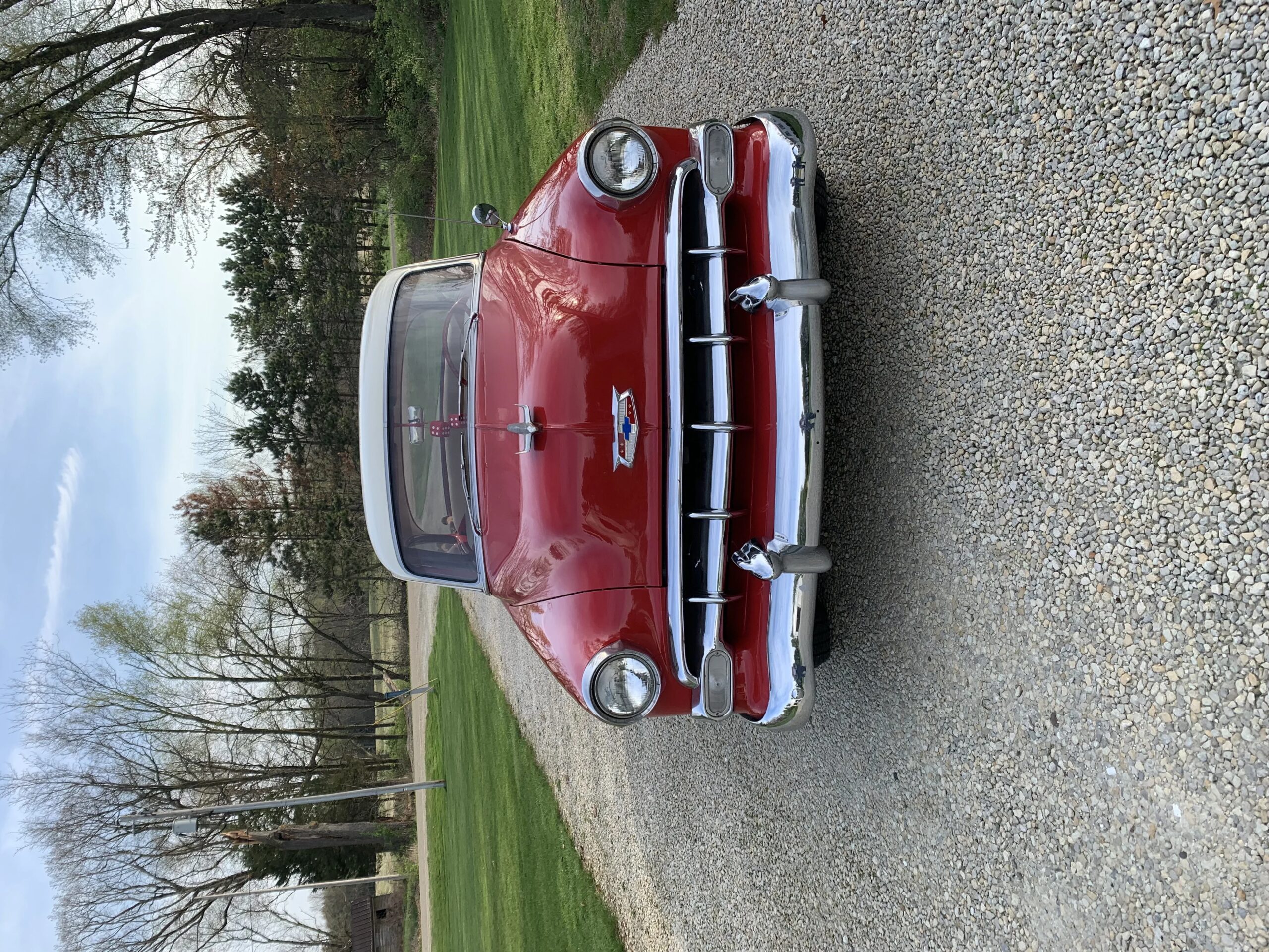 Chevrolet-210-1954-Red-Red