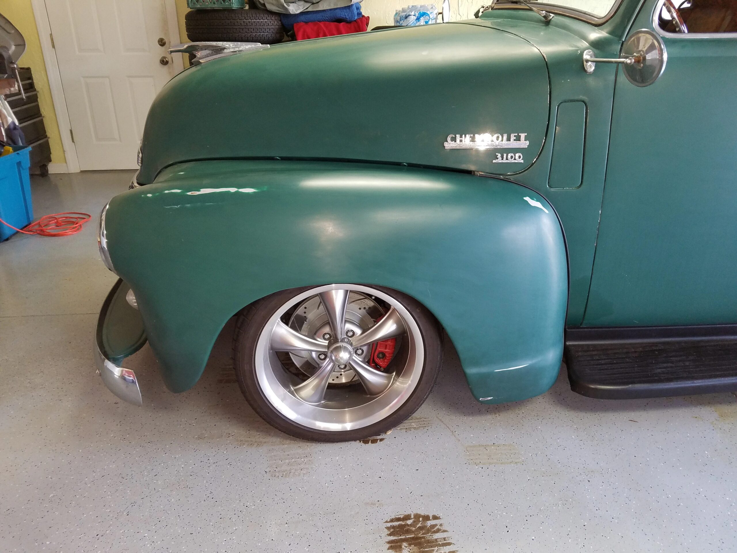 Chevrolet-3100-1950-Green-Brown-1
