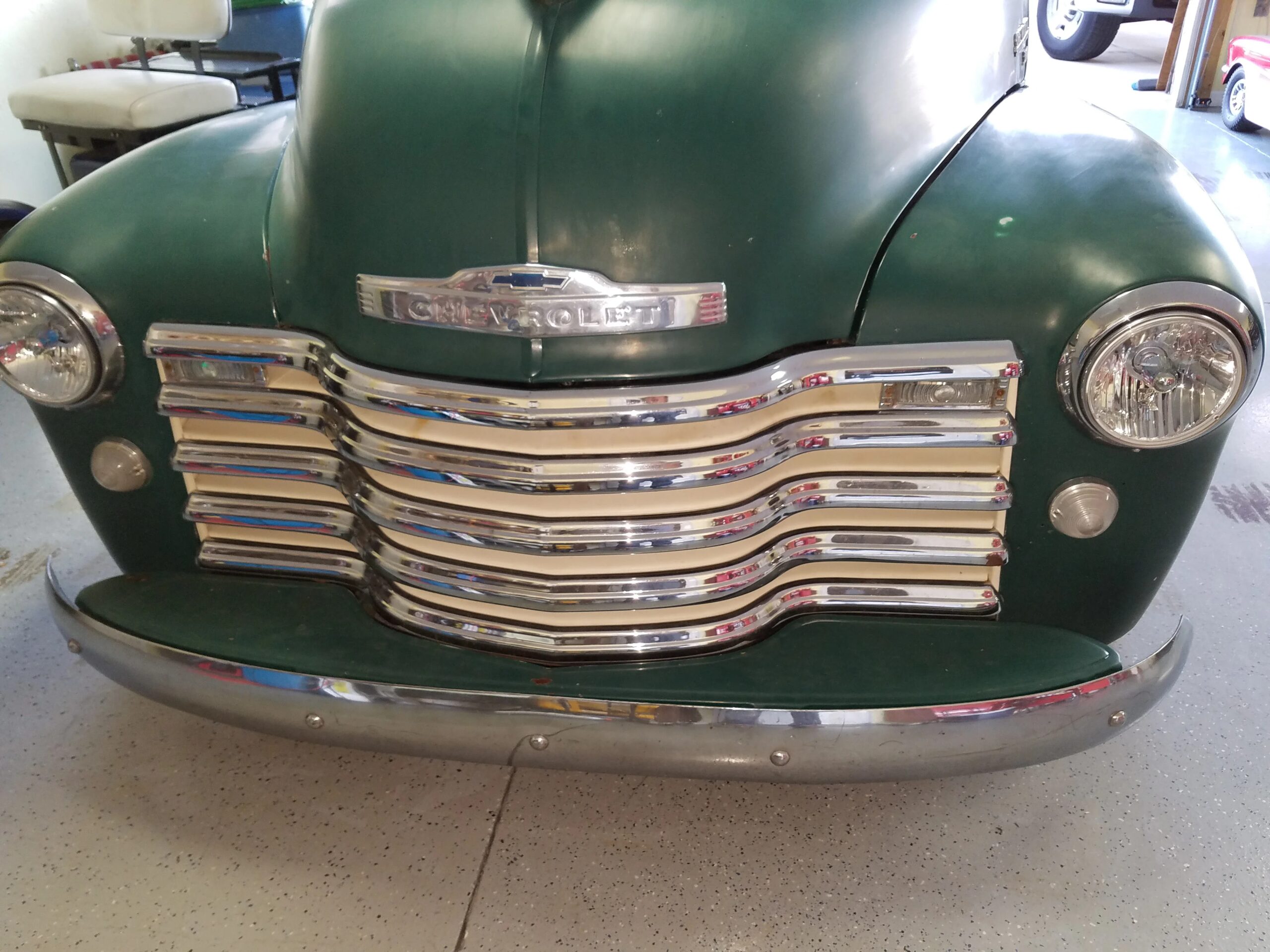 Chevrolet-3100-1950-Green-Brown-5