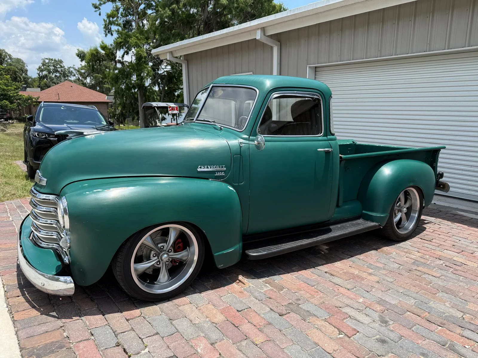 Chevrolet-3100-1950-Green-Brown
