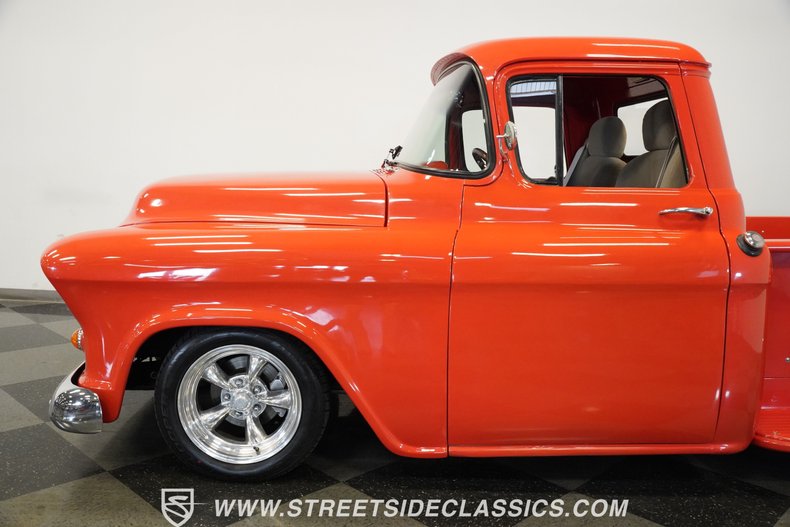 Chevrolet-3100-1955-Red-Tan-36