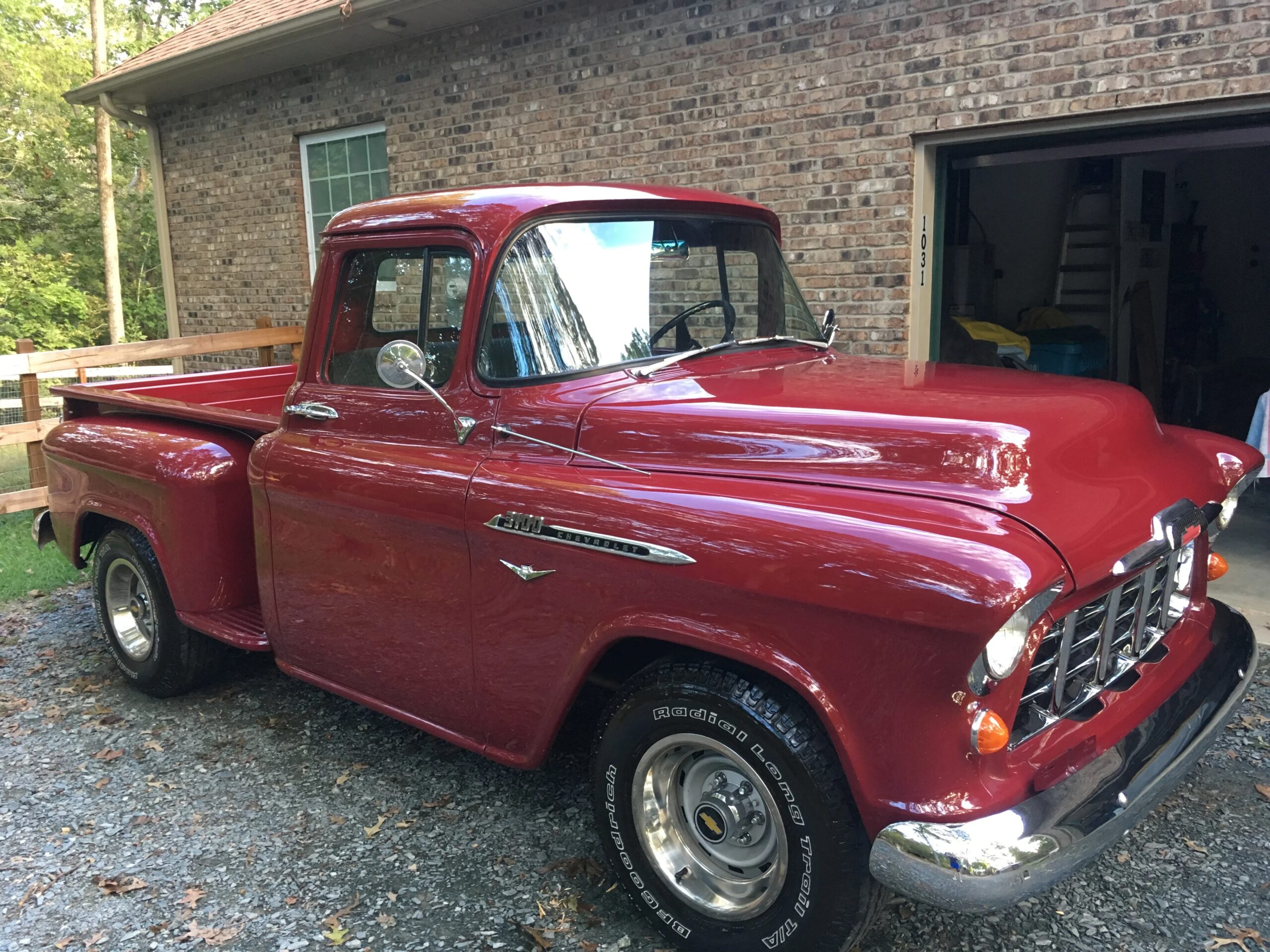 Chevrolet-3100-1956-Burgundy-Burgundy-10