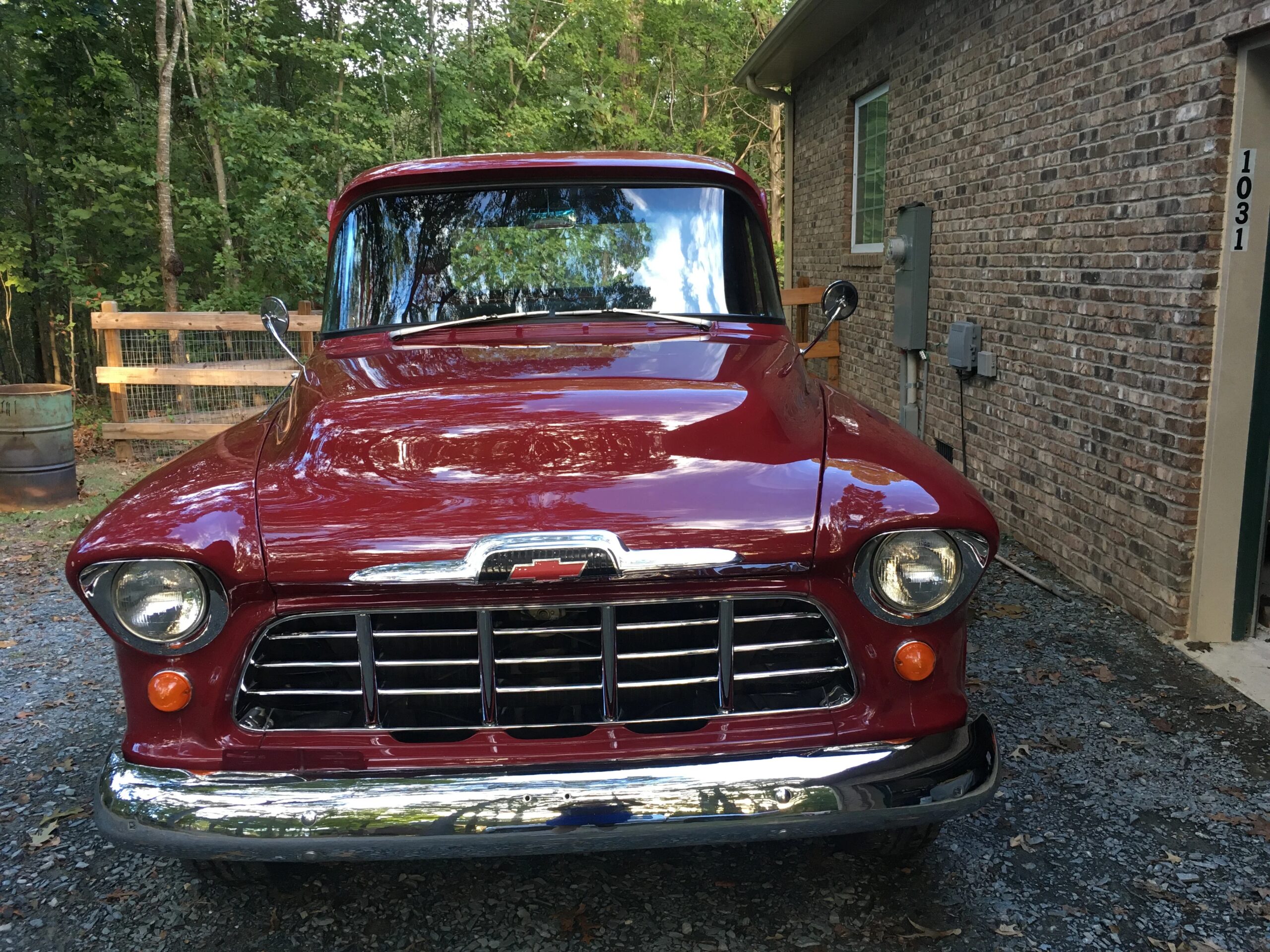 Chevrolet-3100-1956-Burgundy-Burgundy-11