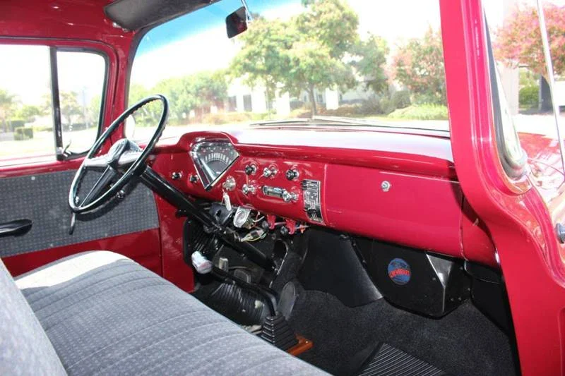 Chevrolet-3100-1956-Burgundy-Burgundy-17