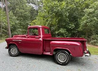 Chevrolet-3100-1956-Burgundy-Burgundy