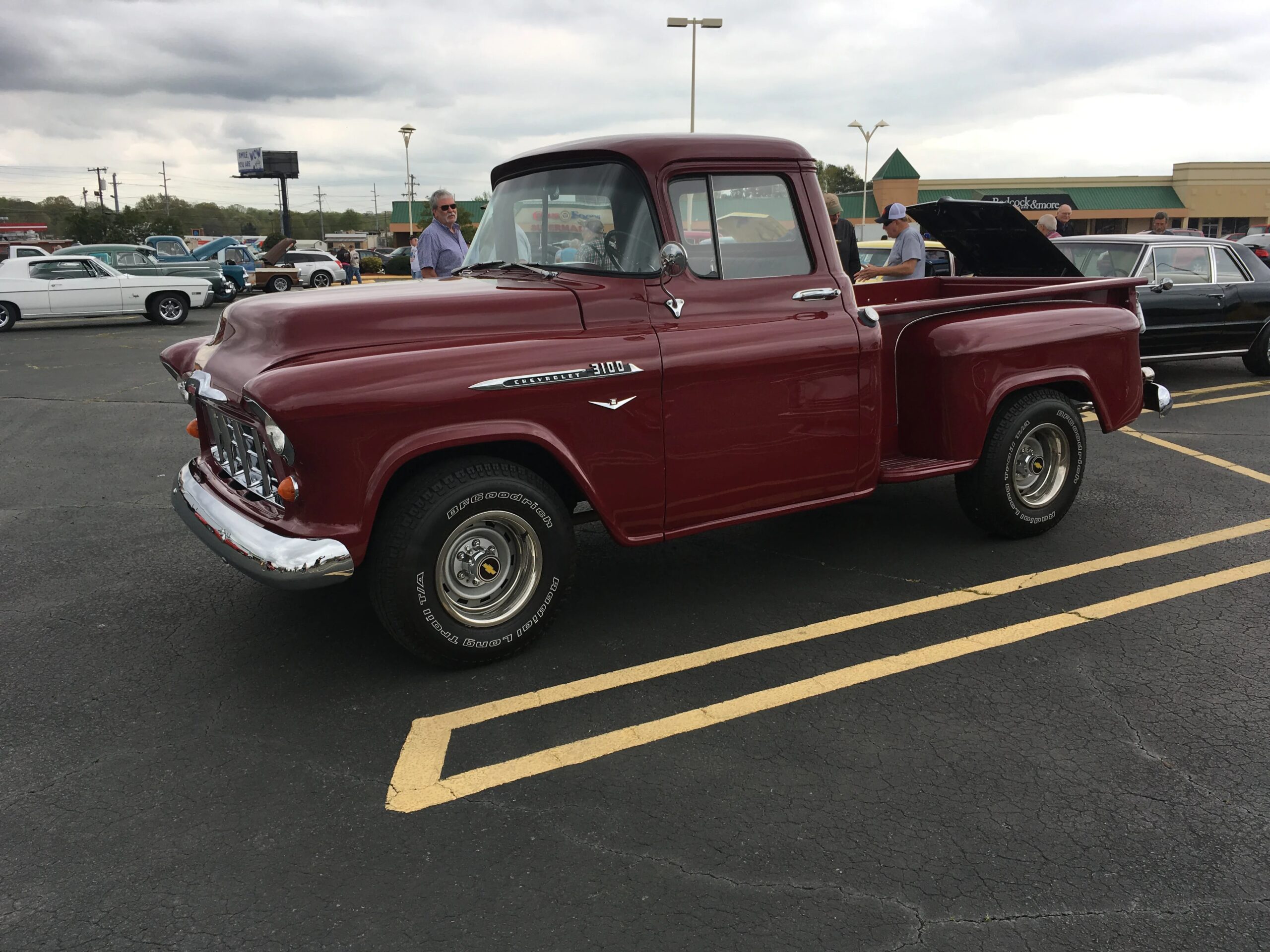 Chevrolet-3100-1956-Burgundy-Burgundy-8