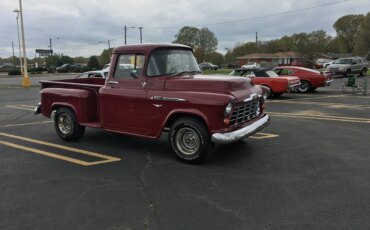 Chevrolet-3100-1956-Burgundy-Burgundy-9