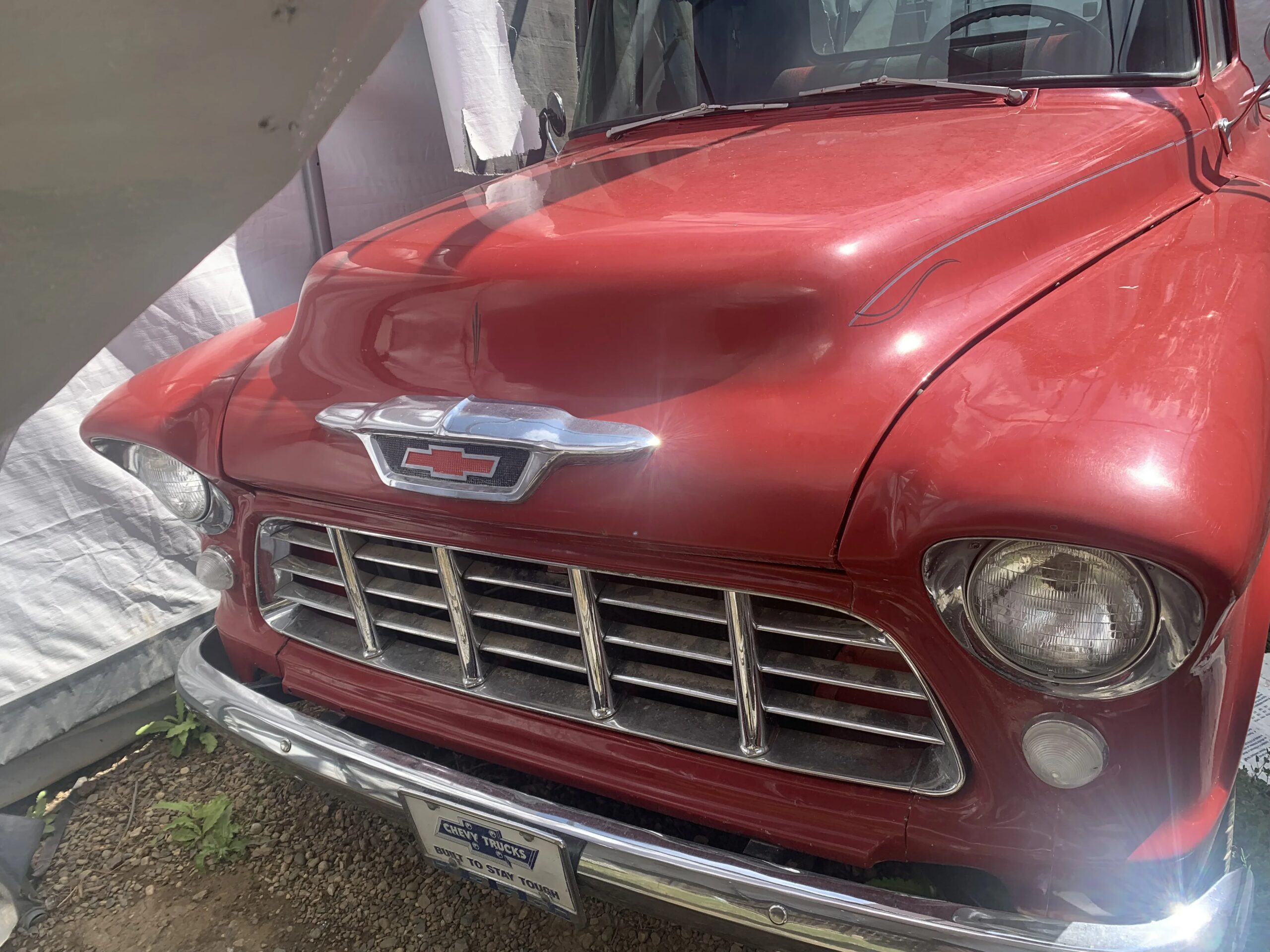 Chevrolet-3200-1955-Red-Gray-6
