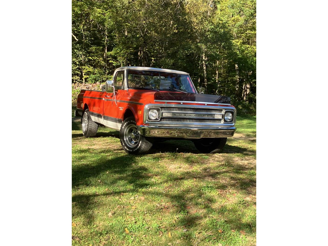 Chevrolet-34-ton-pickup-1970-Orange-and-White-Black-6