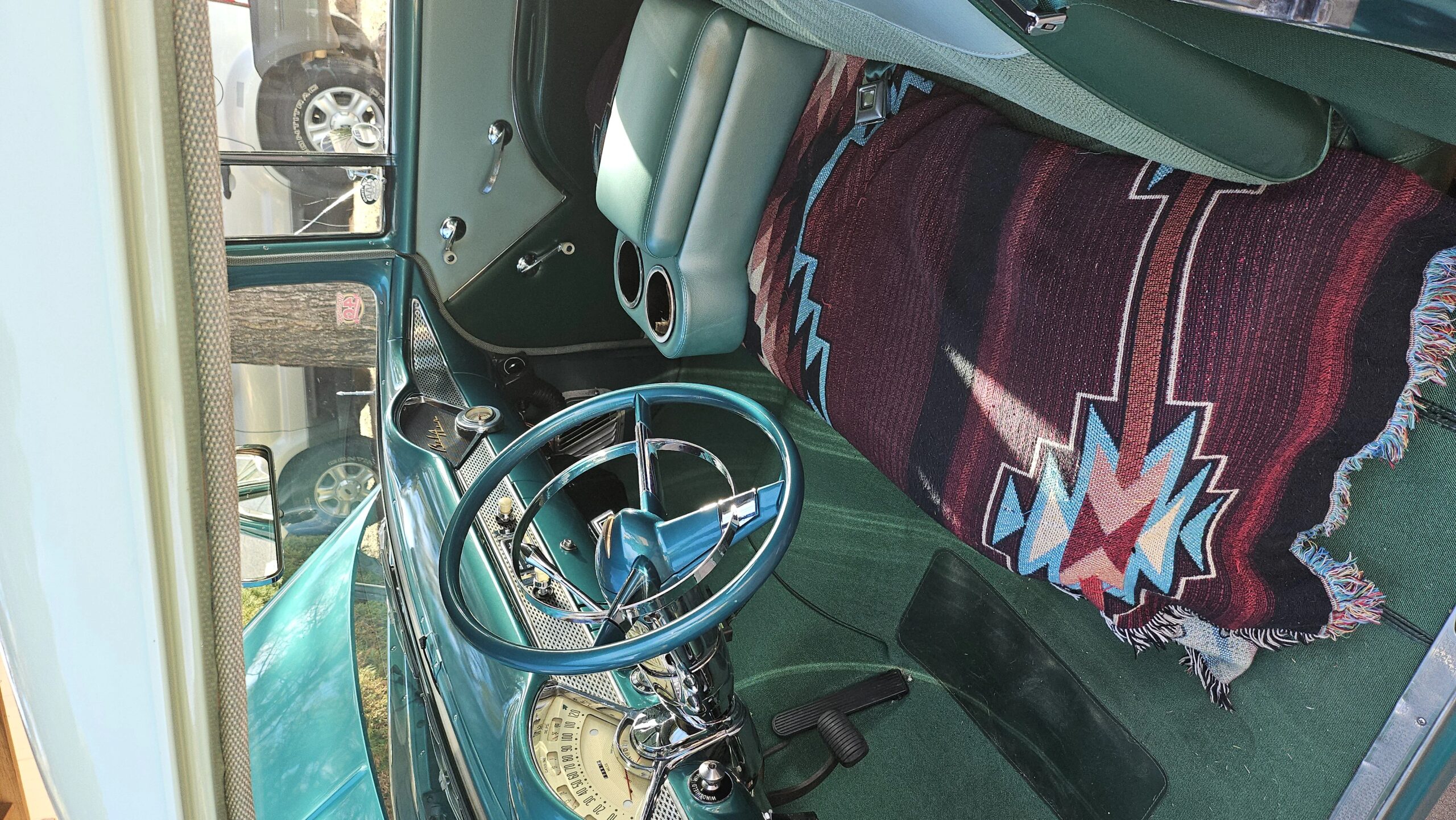 Chevrolet-Bel-air-1955-Green-Green-10