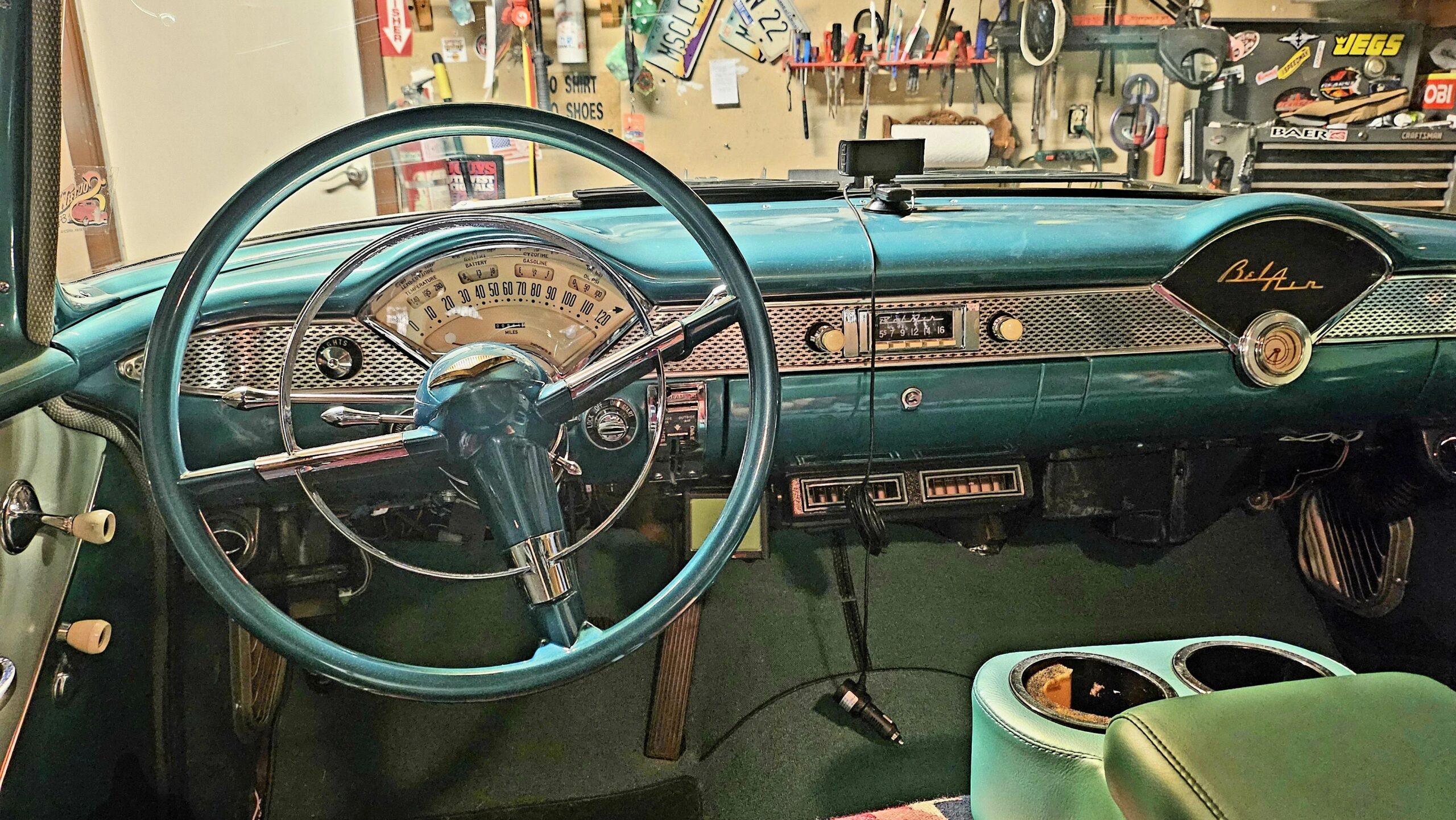 Chevrolet-Bel-air-1955-Green-Green-6