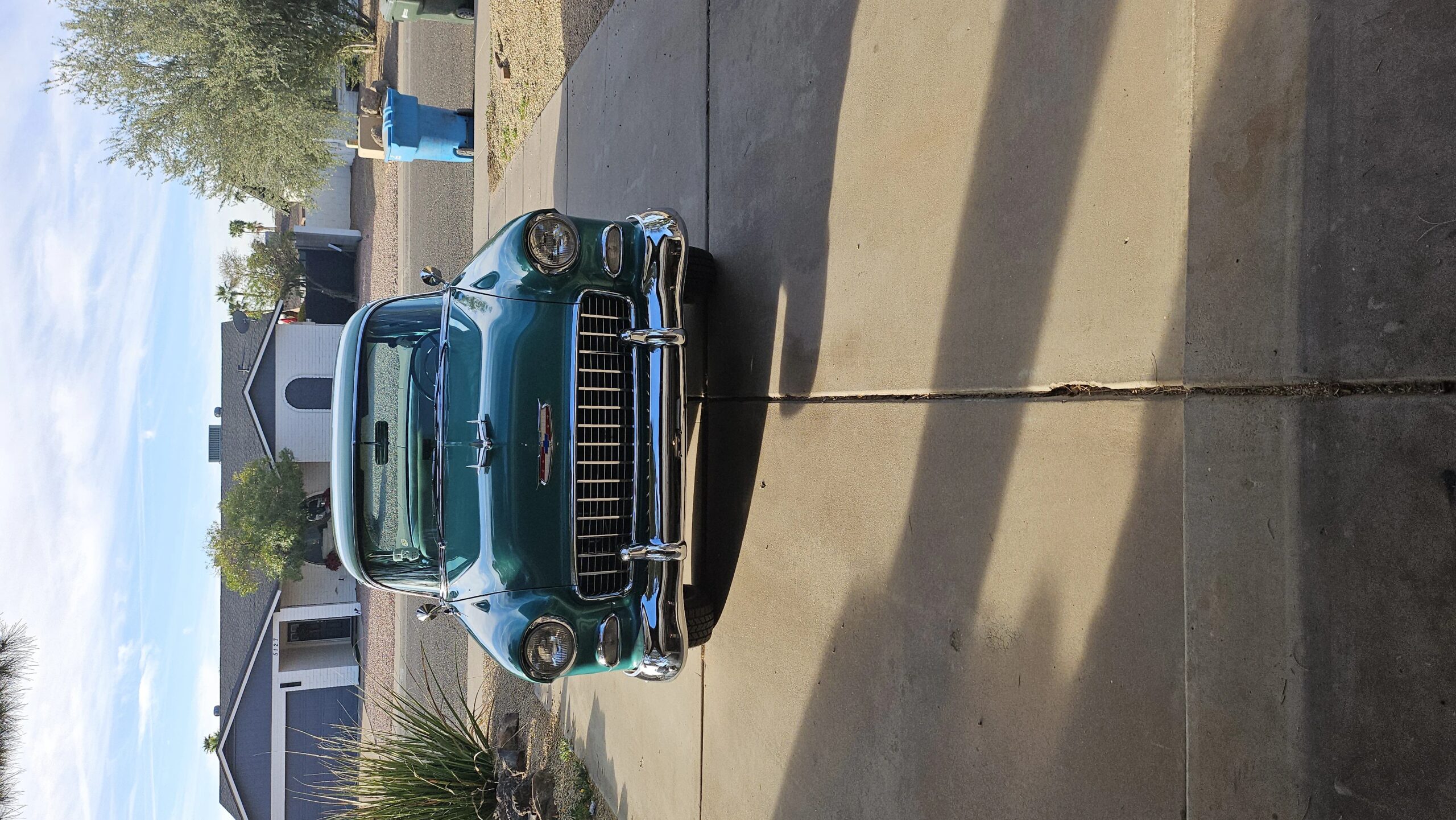 Chevrolet-Bel-air-1955-Green-Green-9