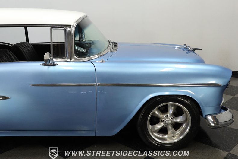 Chevrolet-Bel-air-1955-Light-Blue-Black-26