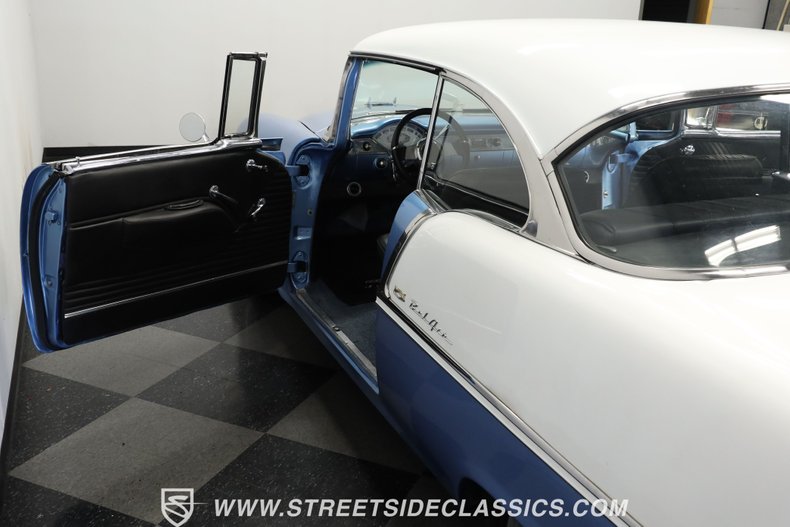 Chevrolet-Bel-air-1955-Light-Blue-Black-29