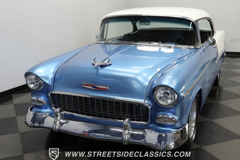 Chevrolet-Bel-air-1955-Light-Blue-Black-41