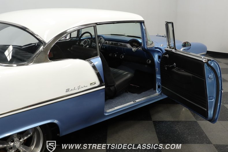 Chevrolet-Bel-air-1955-Light-Blue-Black-48