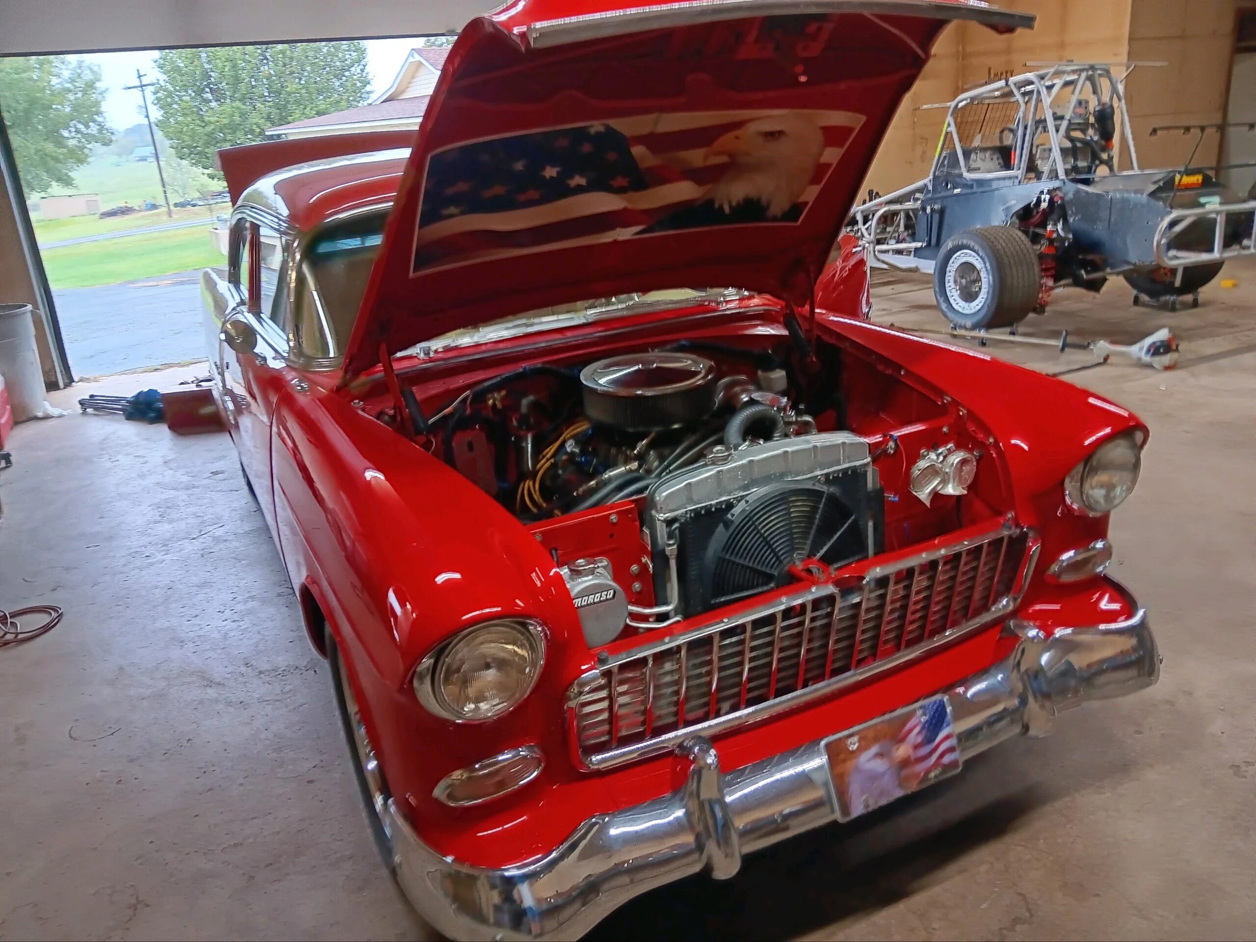 Chevrolet-Bel-air-1955-Red-Beige-5