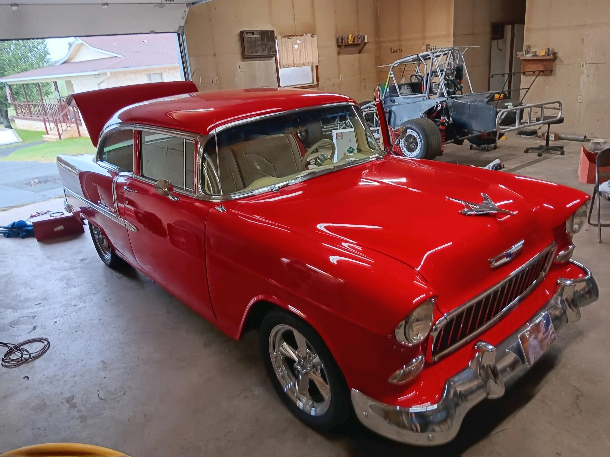 Chevrolet-Bel-air-1955-Red-Beige-6