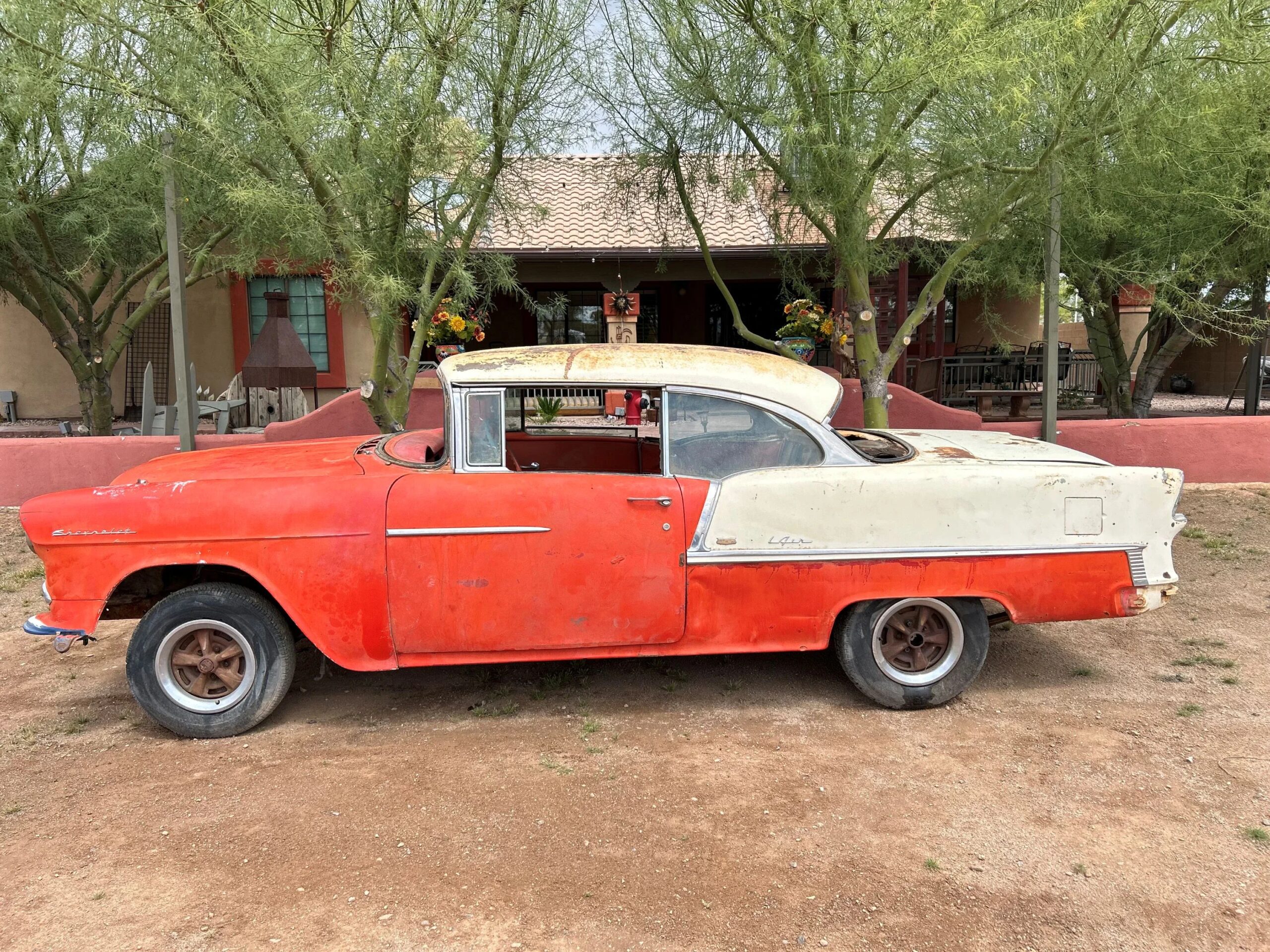 Chevrolet-Bel-air-1955-Red-Red-1
