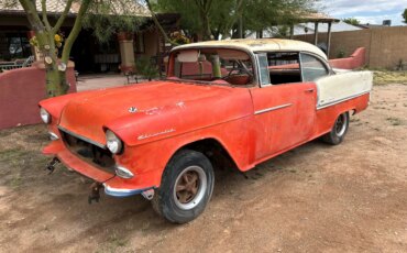 Chevrolet-Bel-air-1955-Red-Red